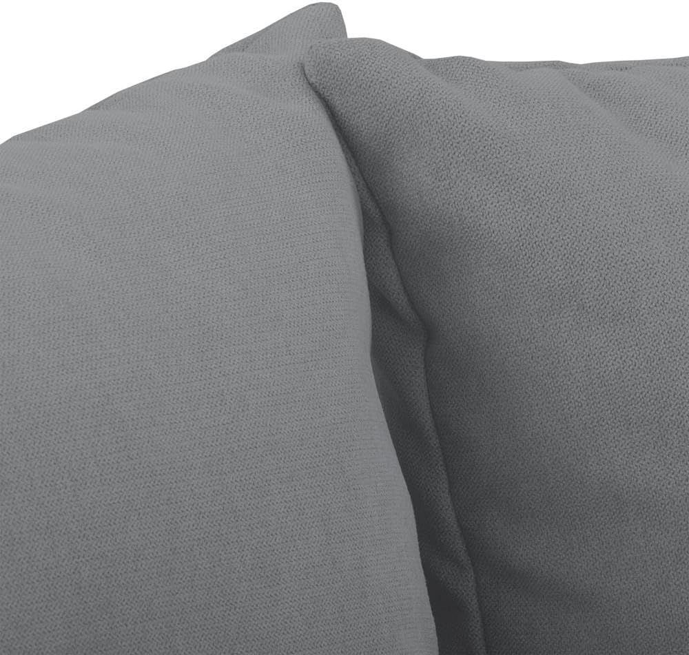 Romeo Ecksofa mit Schlaffunktion und Bettkasten – Modernes L-Sofa 3-Sitzer 232x143x80 cm – Komfortables Schlafsofa aus Premium Stoff Grau-Graphit, platzsparend & elegant fürs Wohnzimmer﻿