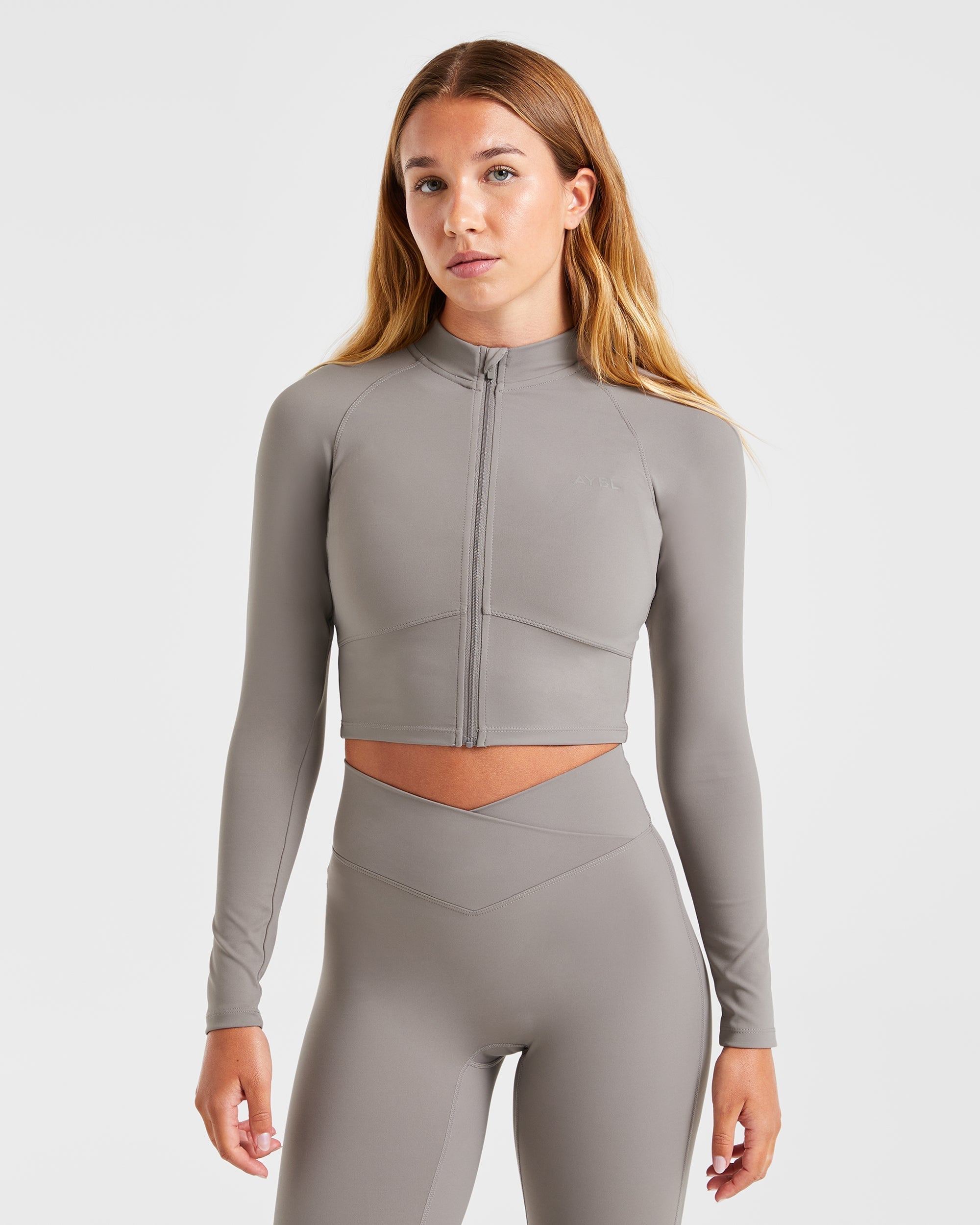Sculpt Wrap Zip Up Jacket