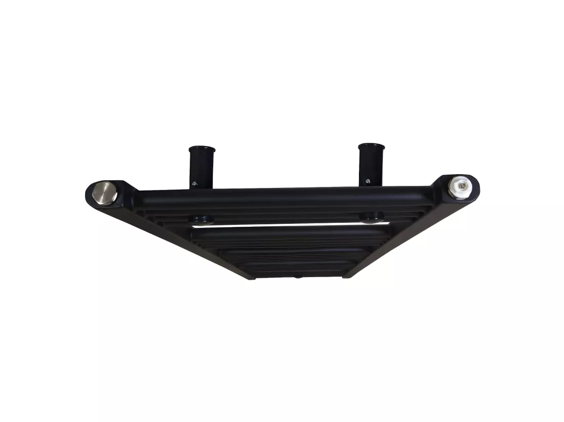 Radiateur sèche-serviettes eau chaude CODA 120 x 60 cm noir mat