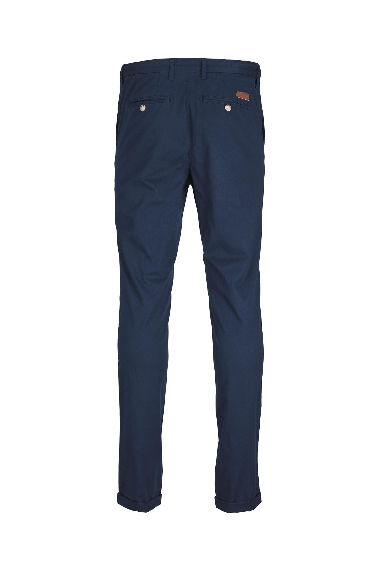Calça chino algodón - Azul marinho
