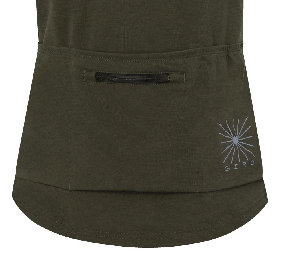 Giro Ride MTB Fietsshirt Korte Mouwen Zwart/Groen Dames