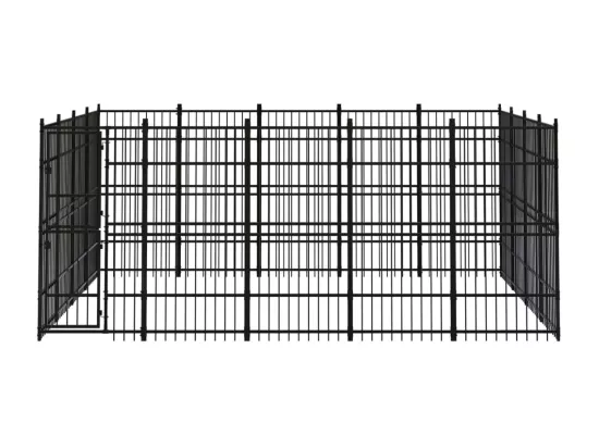 Chenil cage enclos pac noire 480 x 384 x 200 cm 02_0041805