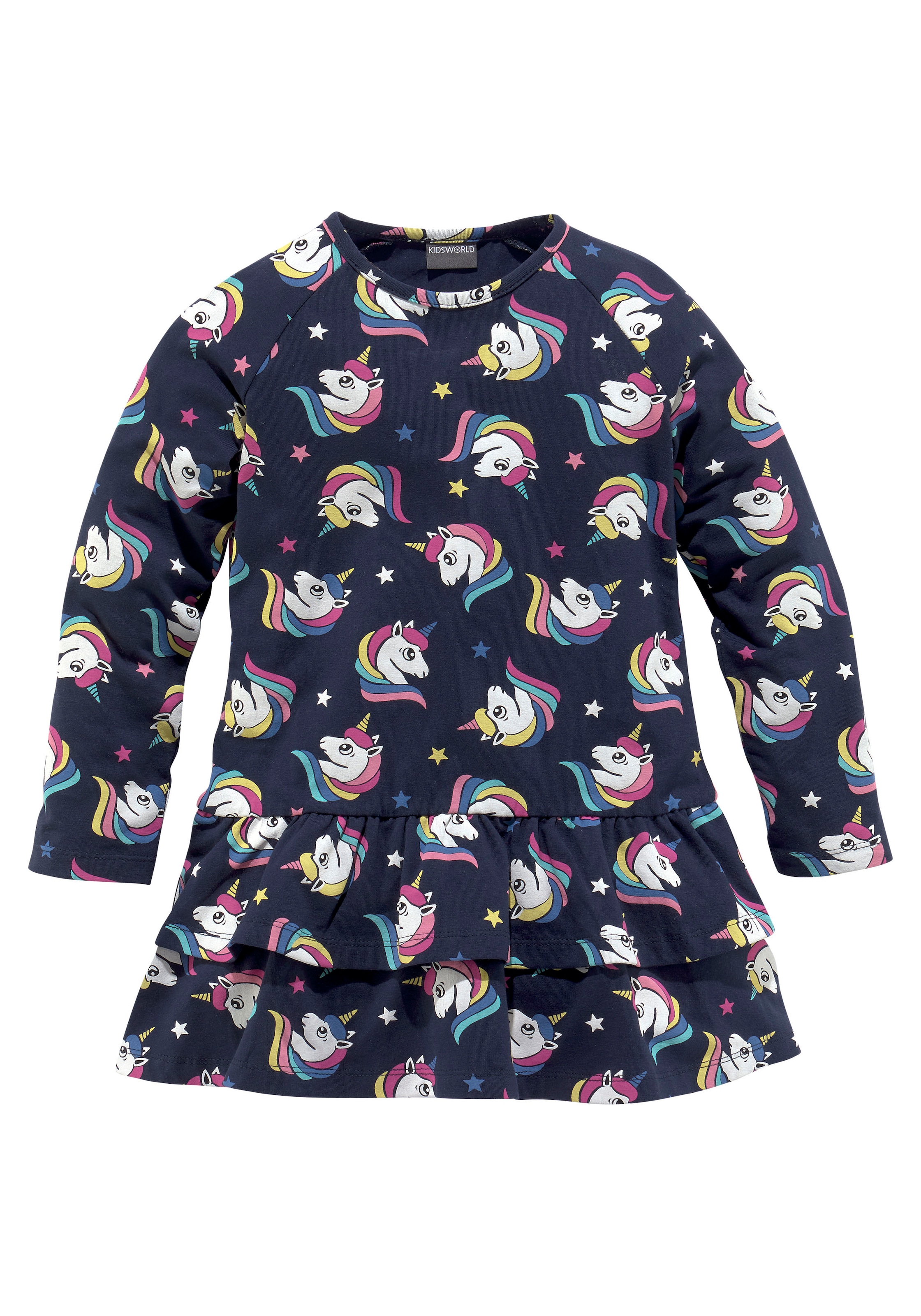 KIDSWORLD Jerseykleid »für kleine Mädchen« festliche Anlässe,  kniefreie Länge,  eleganter Stil