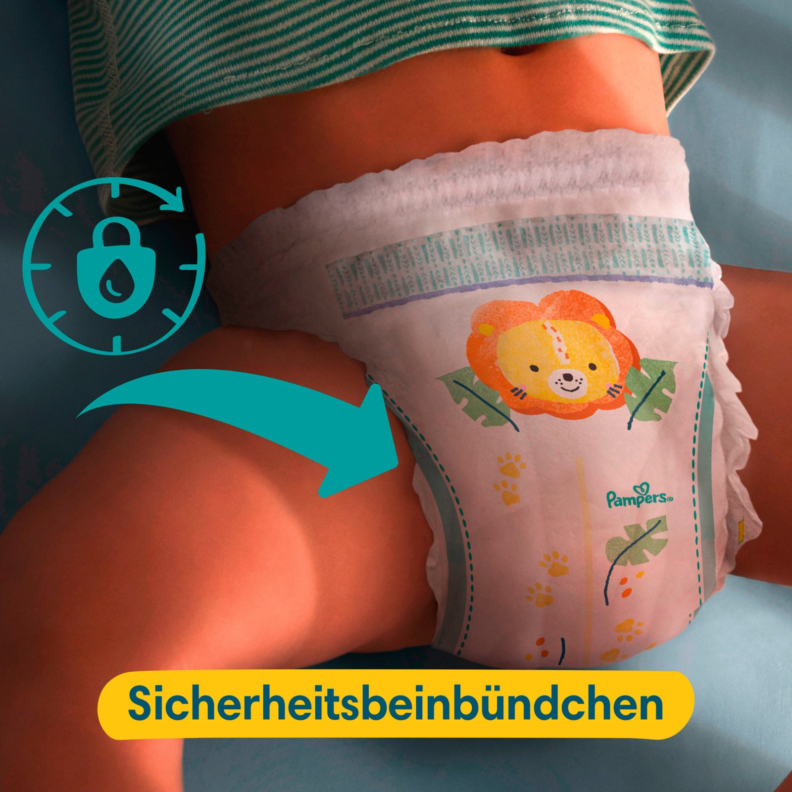 Pampers Baby-Dry Pants Grösse 8 Monatsbox 96 Windeln