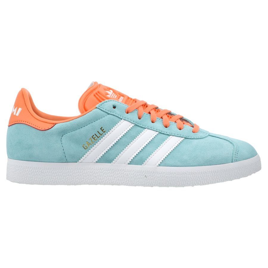 adidas Chaussures Gazelle Inter Miami - Turquoise/Blanc/Orange
