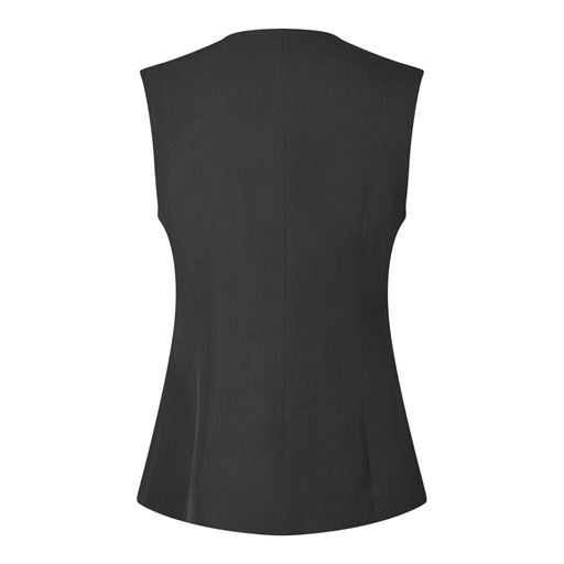 Neo Noir Fabia Structure Vest, Dark Grey, 40