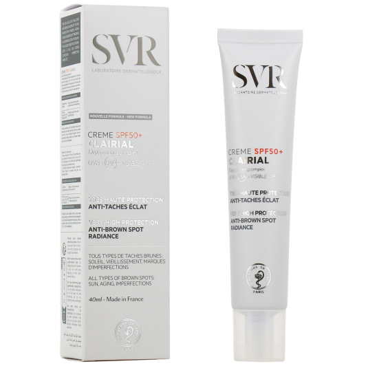 SVR Clairial SPF 50+ crème solaire anti taches - Soin dépigmentant