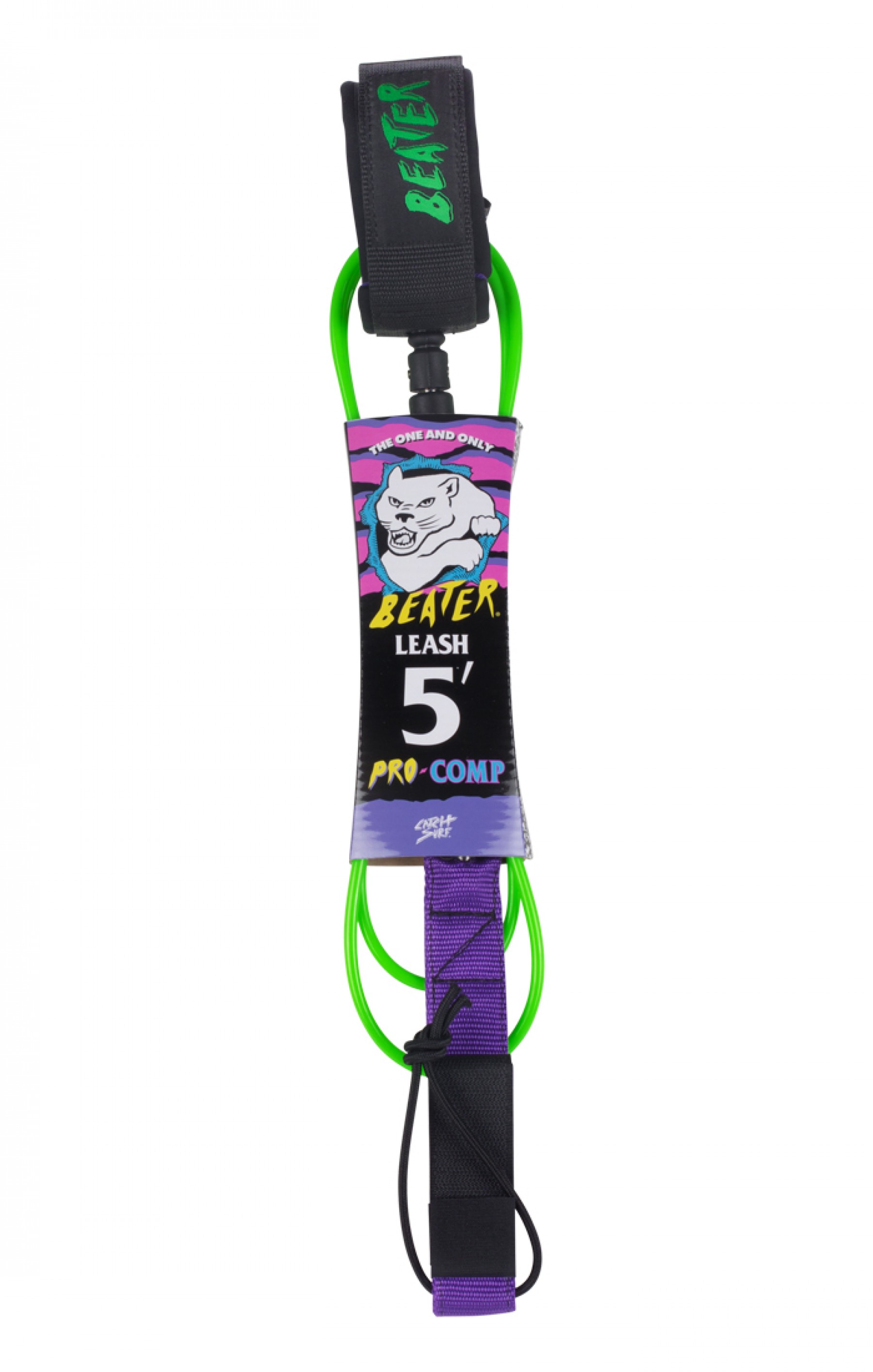 Catch Surf Beater 5' Pro-Comp Leash bleu / rose