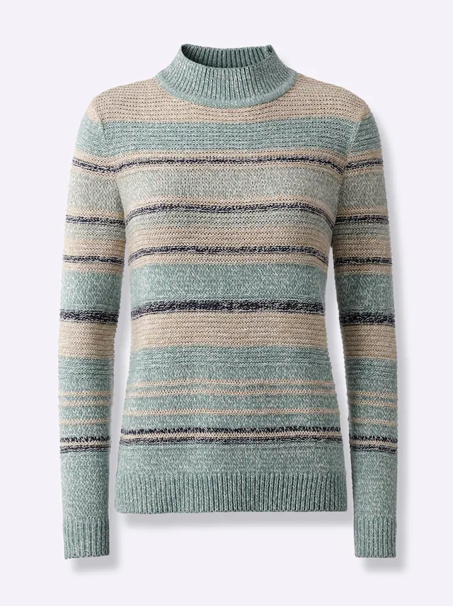 Classic Basics Stehkragenpullover »Langarm-Pullover«