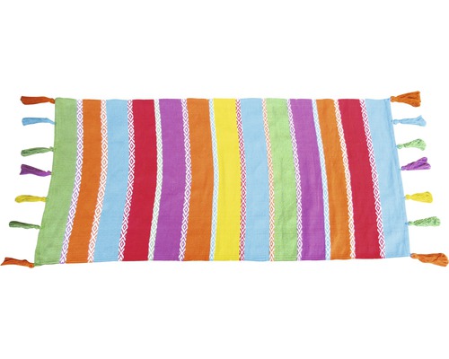 Patchwork vloerkleed, veelkleurig, 65x130 cm