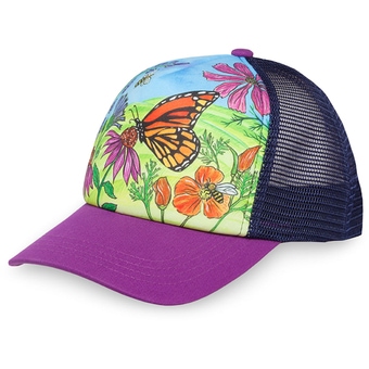 Sunday Afternoons Artist Series Trucker Cap Butterflys and Bees Kinder