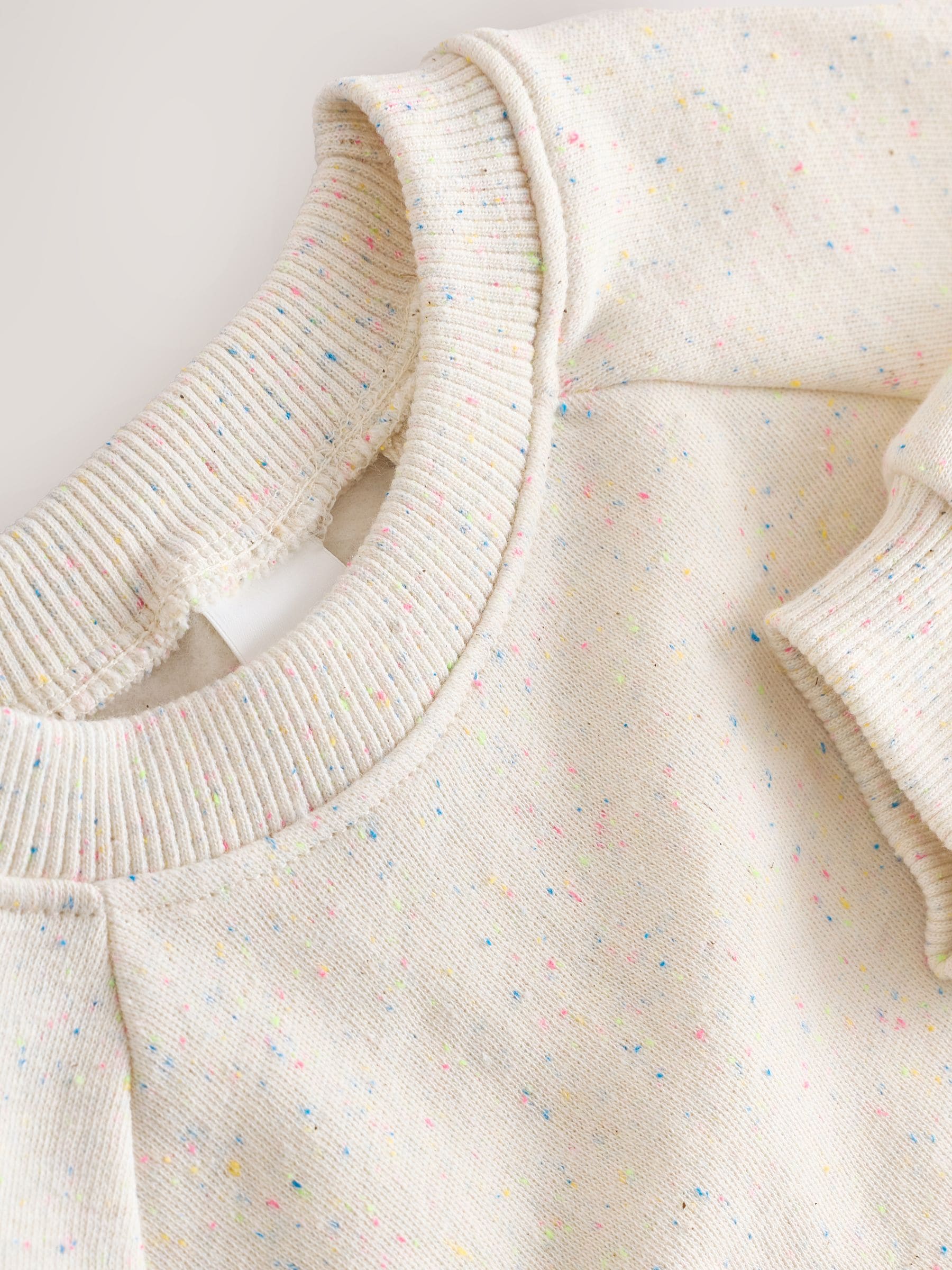 Moutkleurig - Sweatshirt met ronde hals (3 mnd - 7 jr)