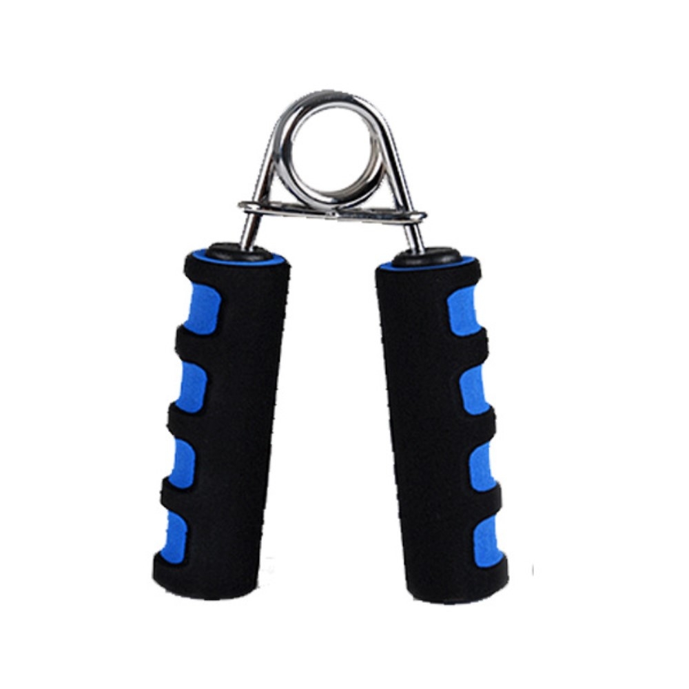 (2er Set) Gepolsterter Federgriff Muskeltrainer Finger / Hand / Unterarm Griffkraft Fitness - Div. Farben
