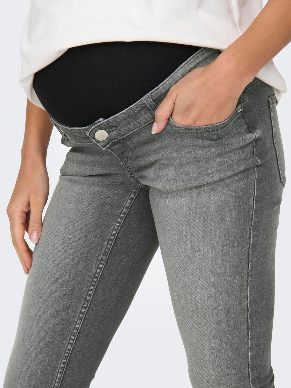 OLMBELLY Skinny Fit Jeans Grey Denim