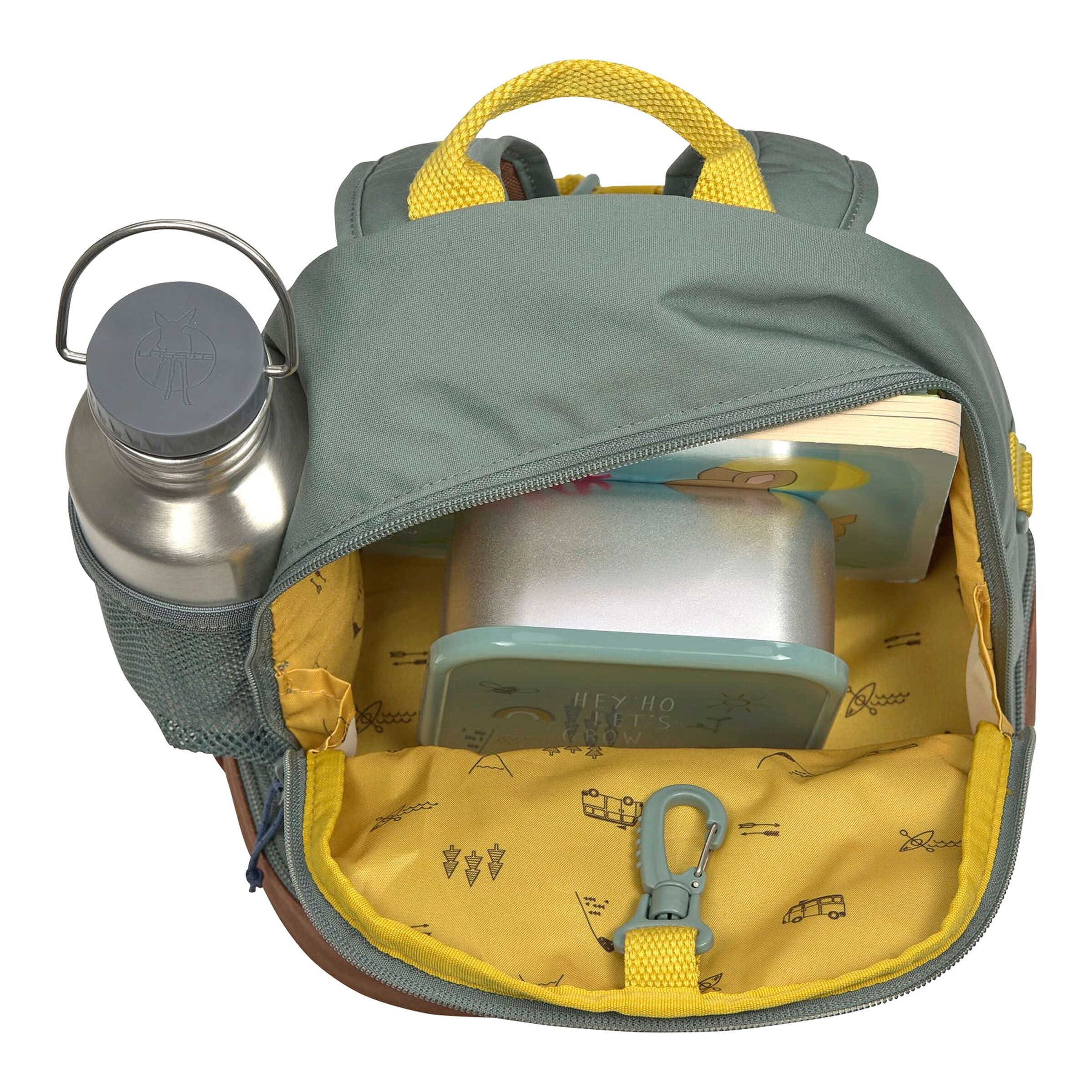 Lässig Kindergartenrucksack Mini Backpack Adventure Bus blau