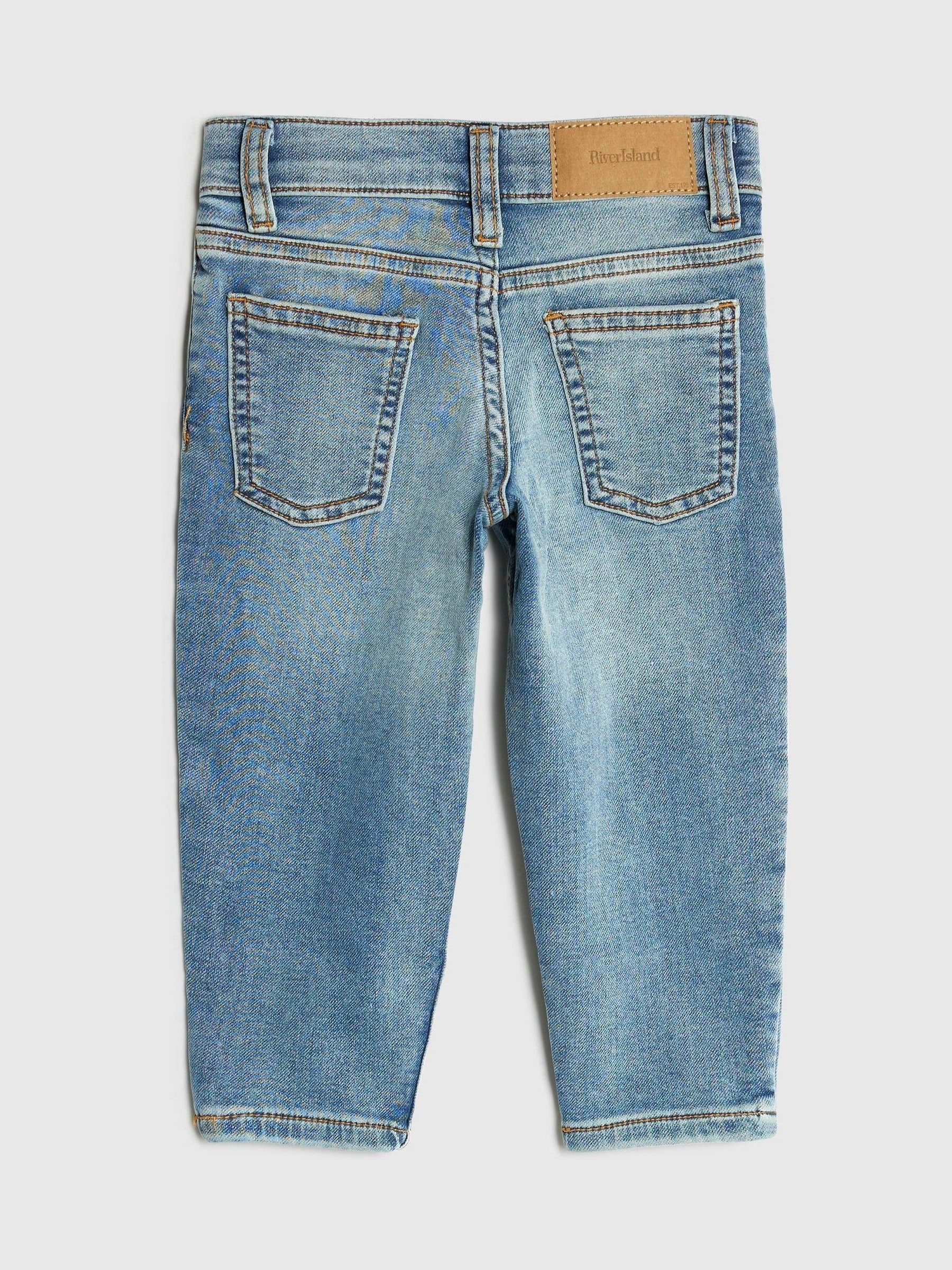 River Island Tapered Fit Boys Stretch Jeans