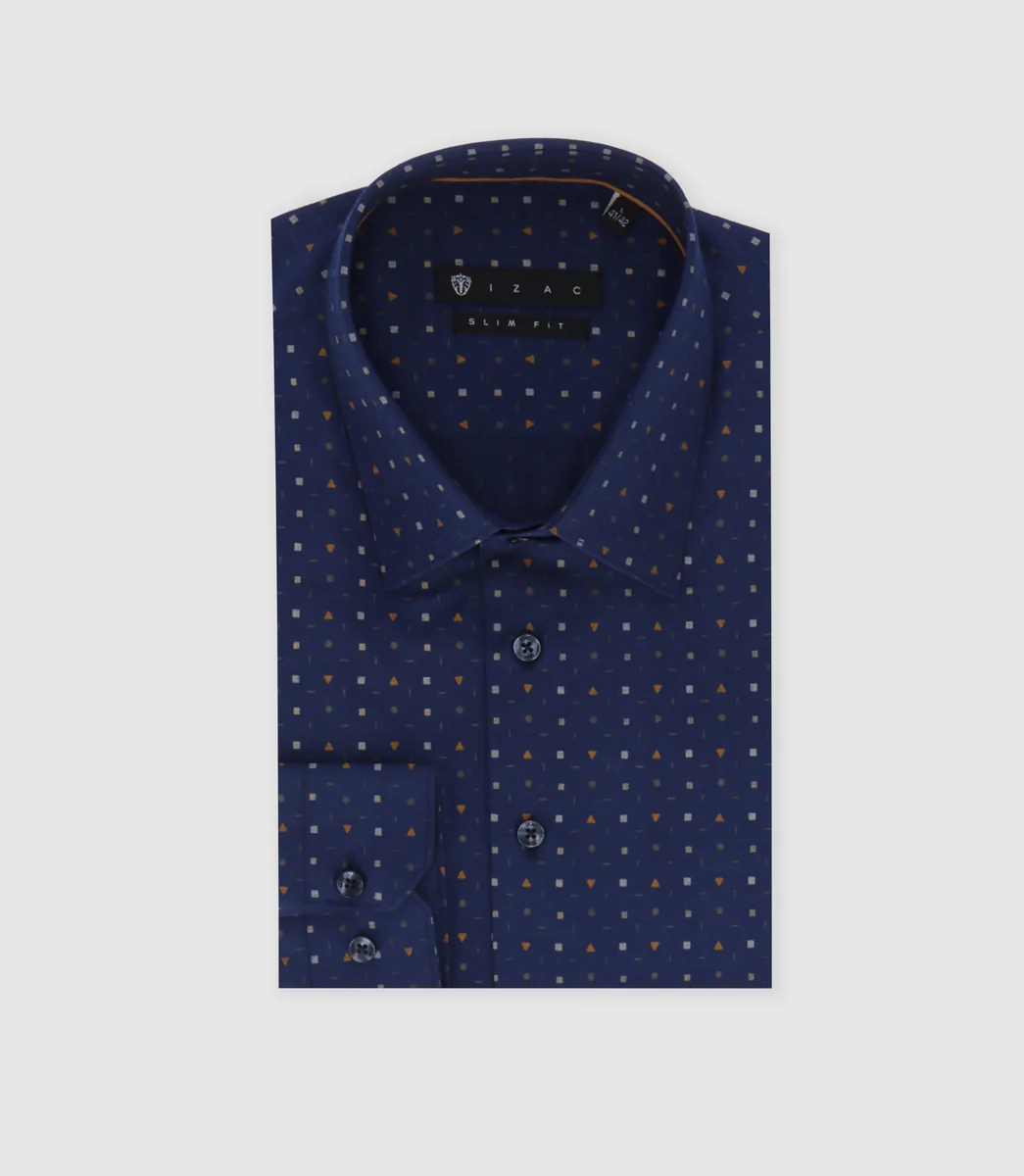 Chemise ville marine 