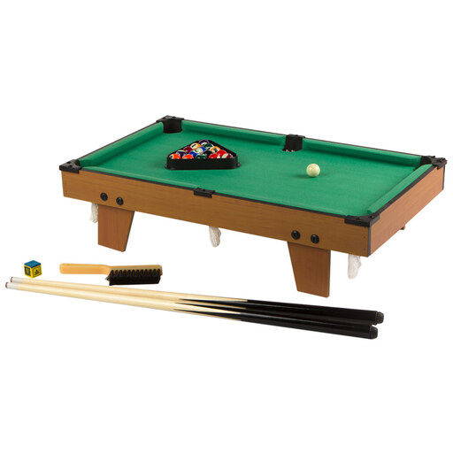 Mesa de bilhar americana de madeira CB Games