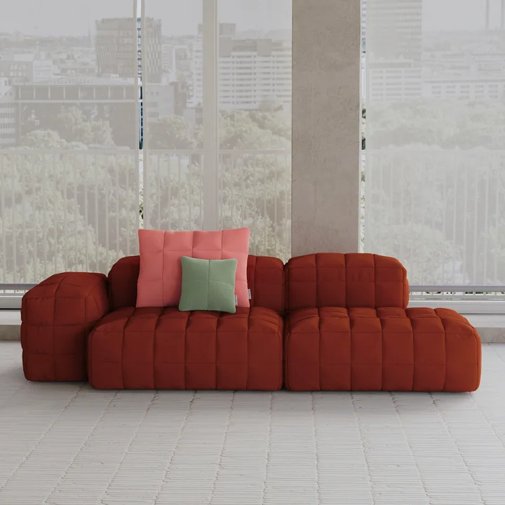 OUT Objekte unserer Tage - Henn Sofa 01, 210 x 140 cm, beige (Autumn 0221 by Kvadrat)