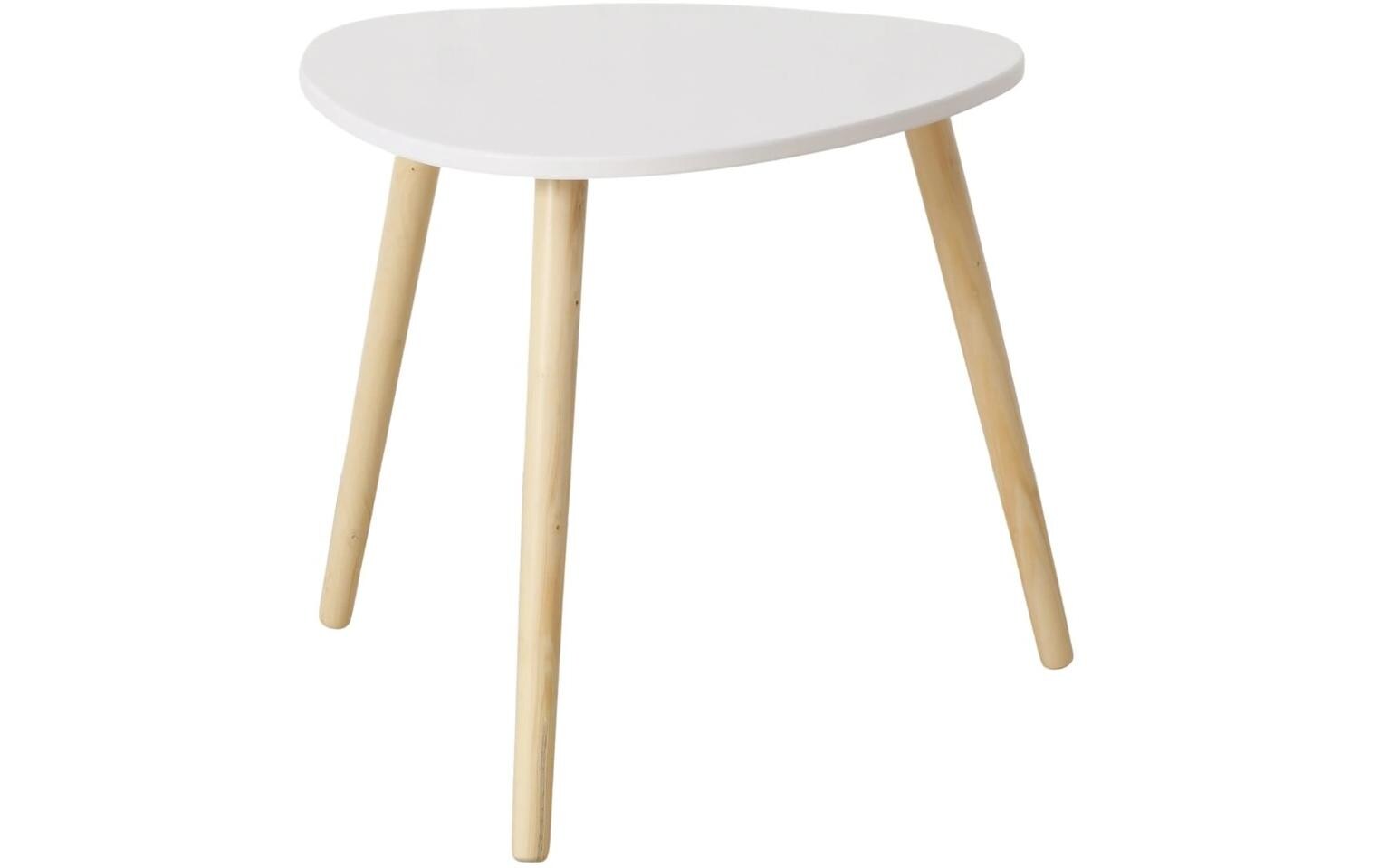 Beistelltisch Visby 45 x 48 cm, WeissCouchtisch