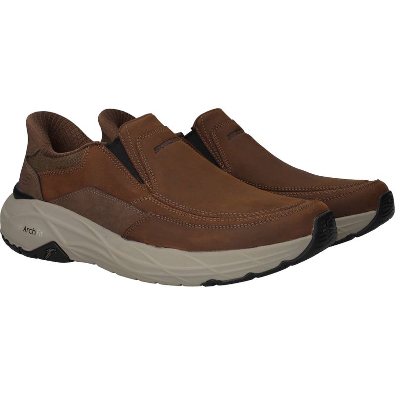 Skechers Slip-Ins Arch Fit Maverick Instappers Bruin Heren