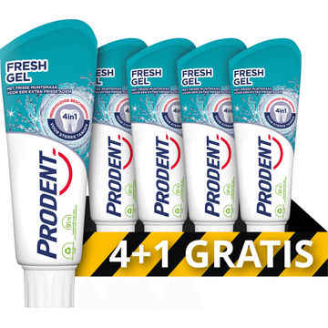 Prodent Tandpasta Freshgel 75ml 5 Stuks