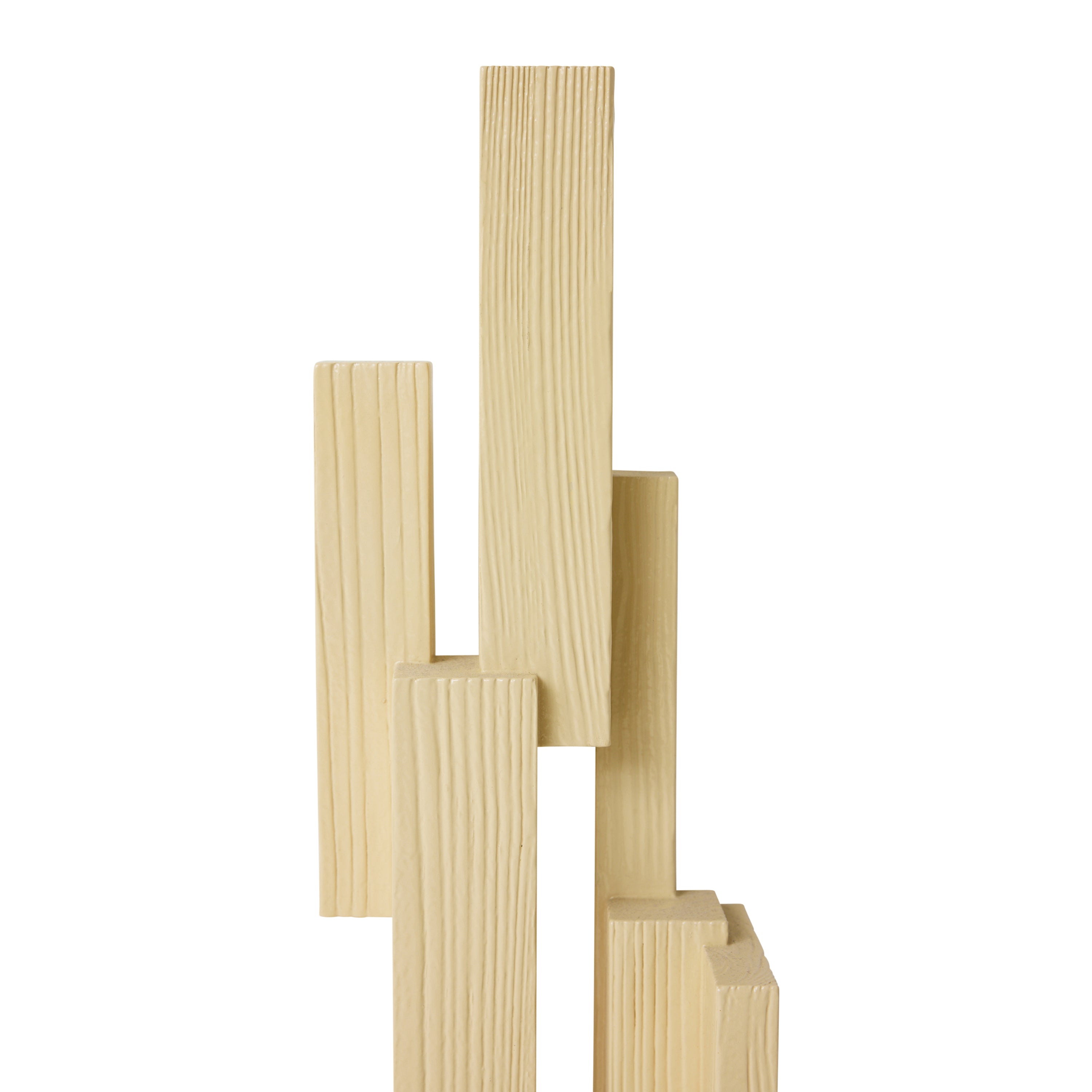 HKliving Skyscraper Sculpture Ornament - Cream