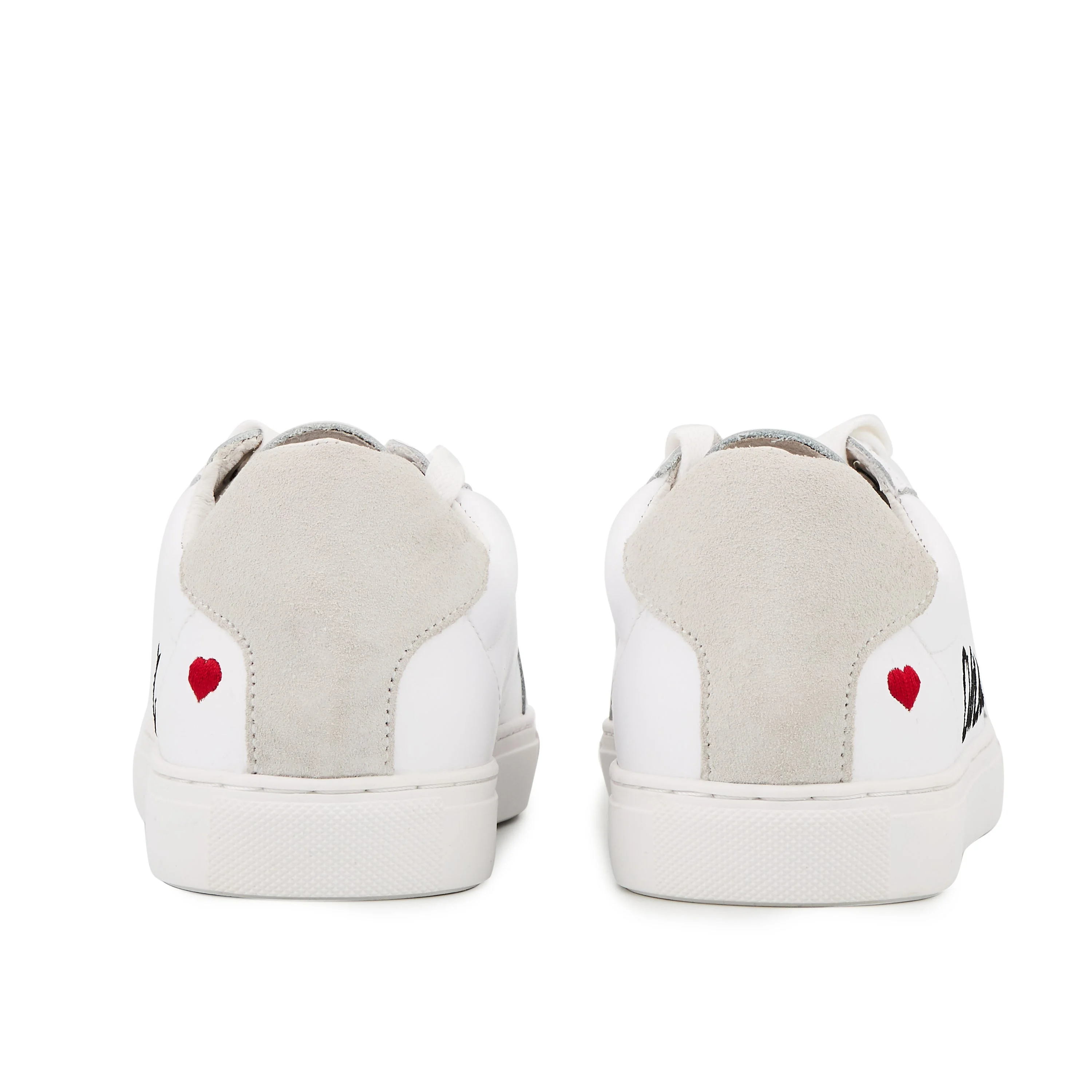 SIMONE AMOUR - Sneakers en cuir | Blanc