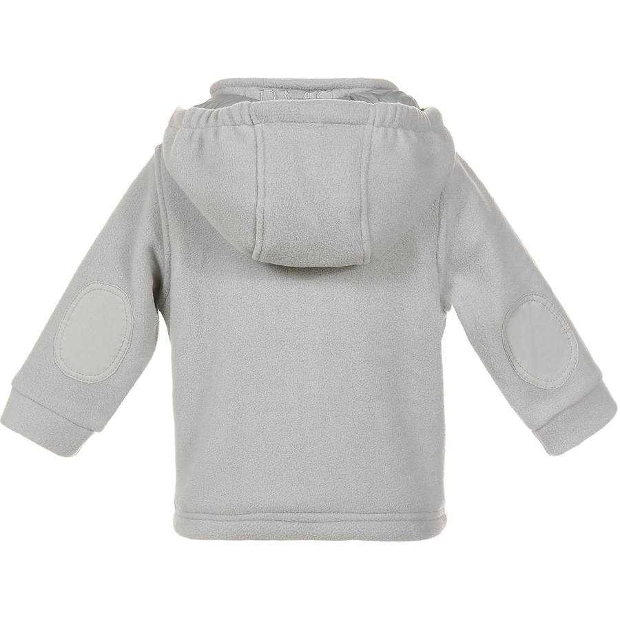 BMS Kapuzenjacke Clima-Fleece silber grau