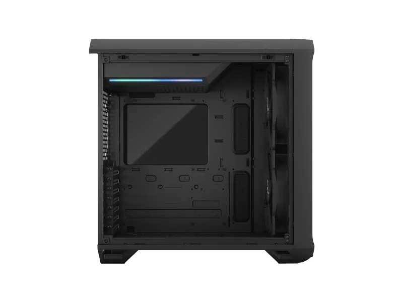Fractal Design Torrent Compact - Tower - udvidet ATX - ingen strømforsyning (ATX) - sort TG mørk tone - USB/Lyd