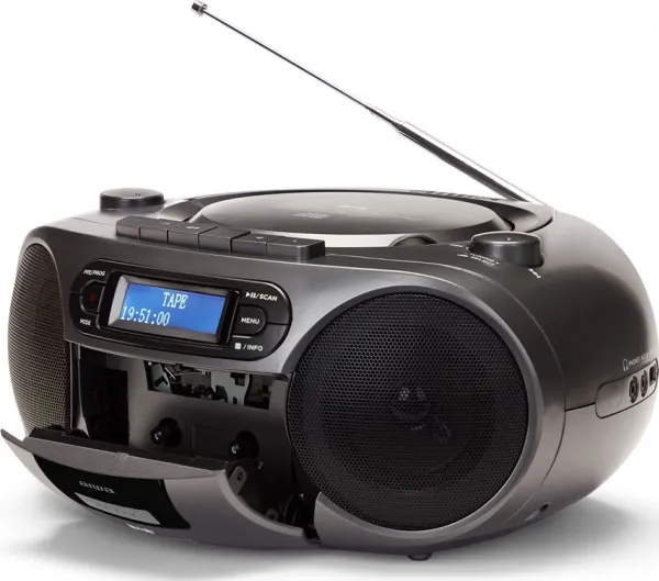 Aiwa BBTC-660DAB/MG, Analog & digital, DAB , FM, Afspiller, CD, Program, Top