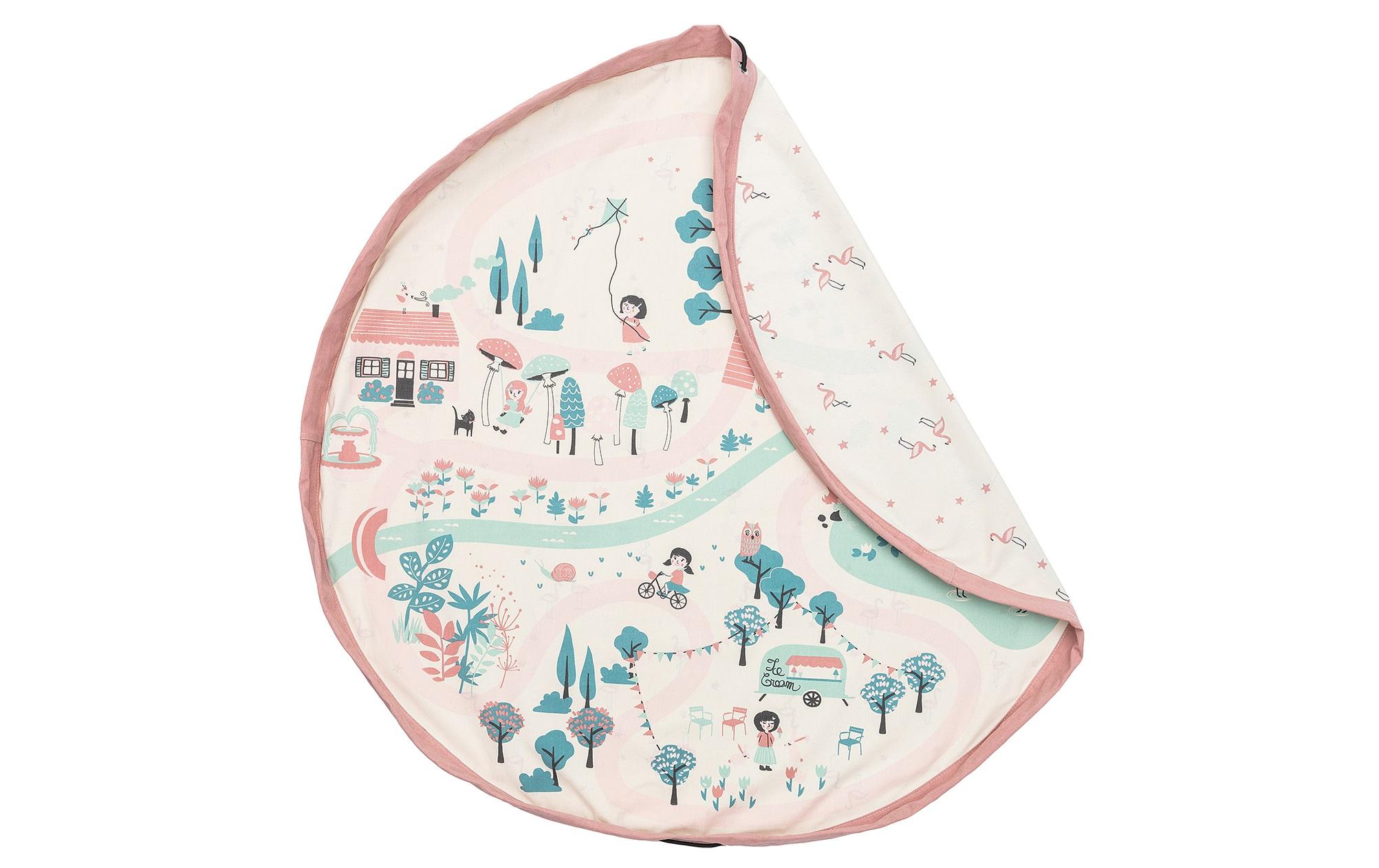 Spielzeugtasche Play & Go Walk in a Park2-in-1-Funktion: Aufbewahrungssack und Spielmatte