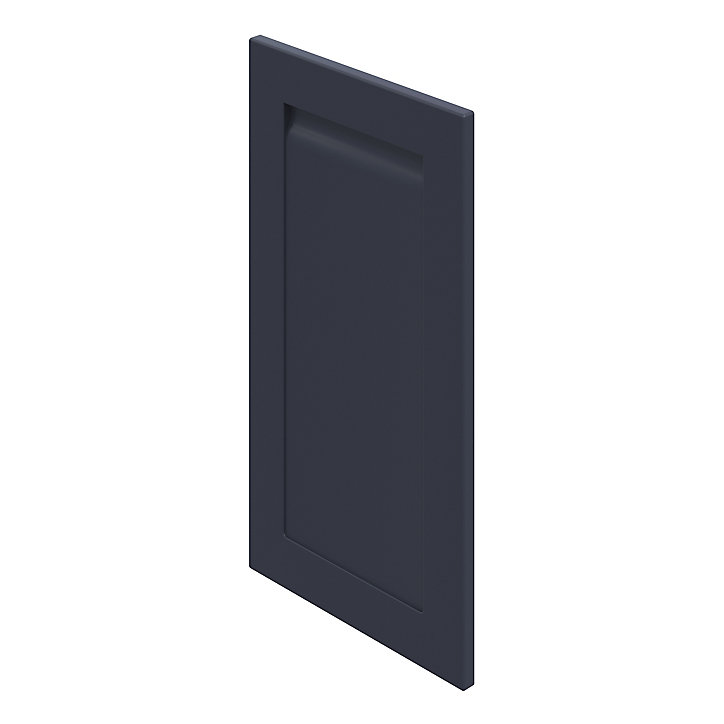 Porte de meuble de cuisine Garcinia bleu mat l. 40 cm x H. 72 cm GoodHome