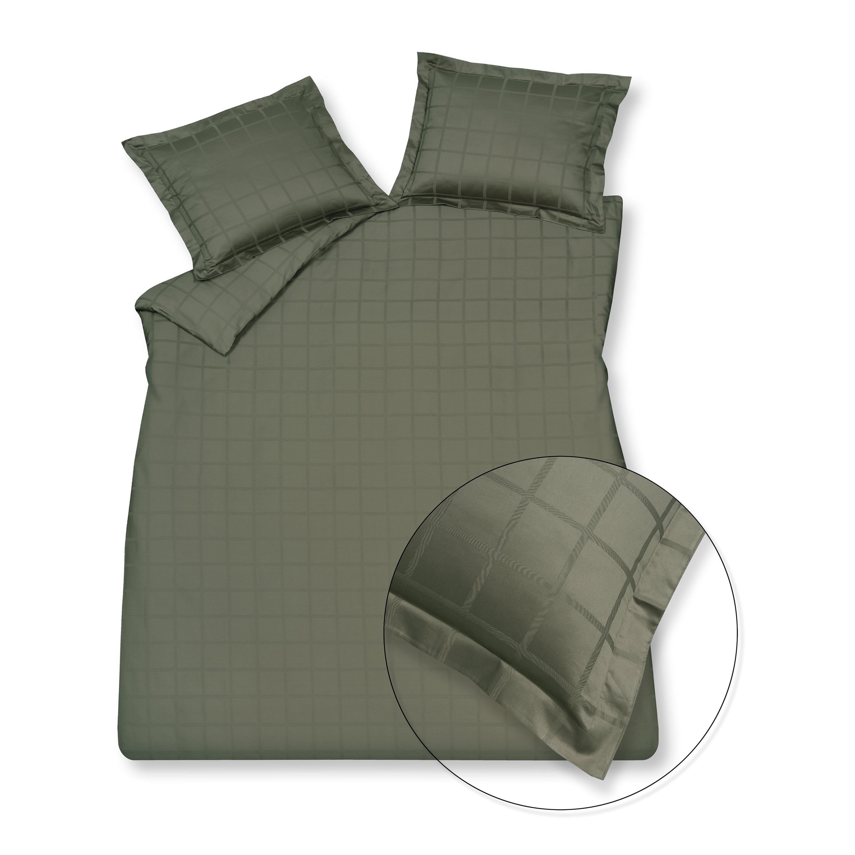 Vandyck Home 78 Dekbedovertrek 140 x 200/220 - Sage Green
