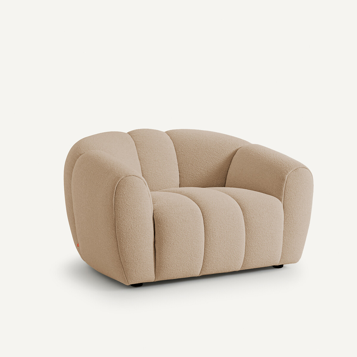 AM.PM<br>Poltrona em tecido chenille, Tylan