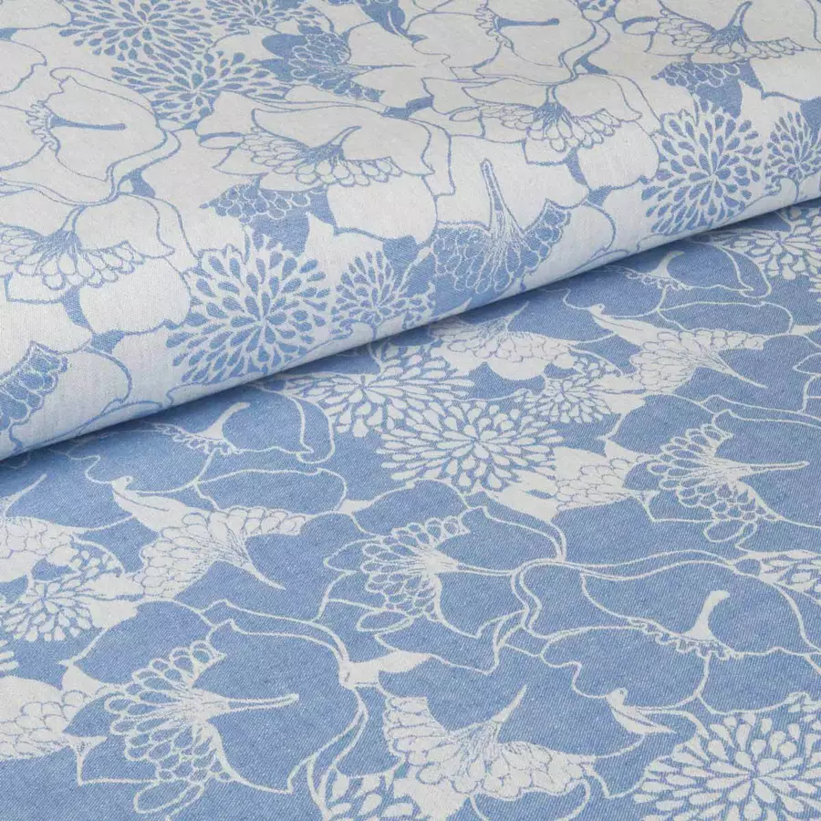 Hoppediz Babytragetuch Gewebtes Tragetuch Florenz blau
