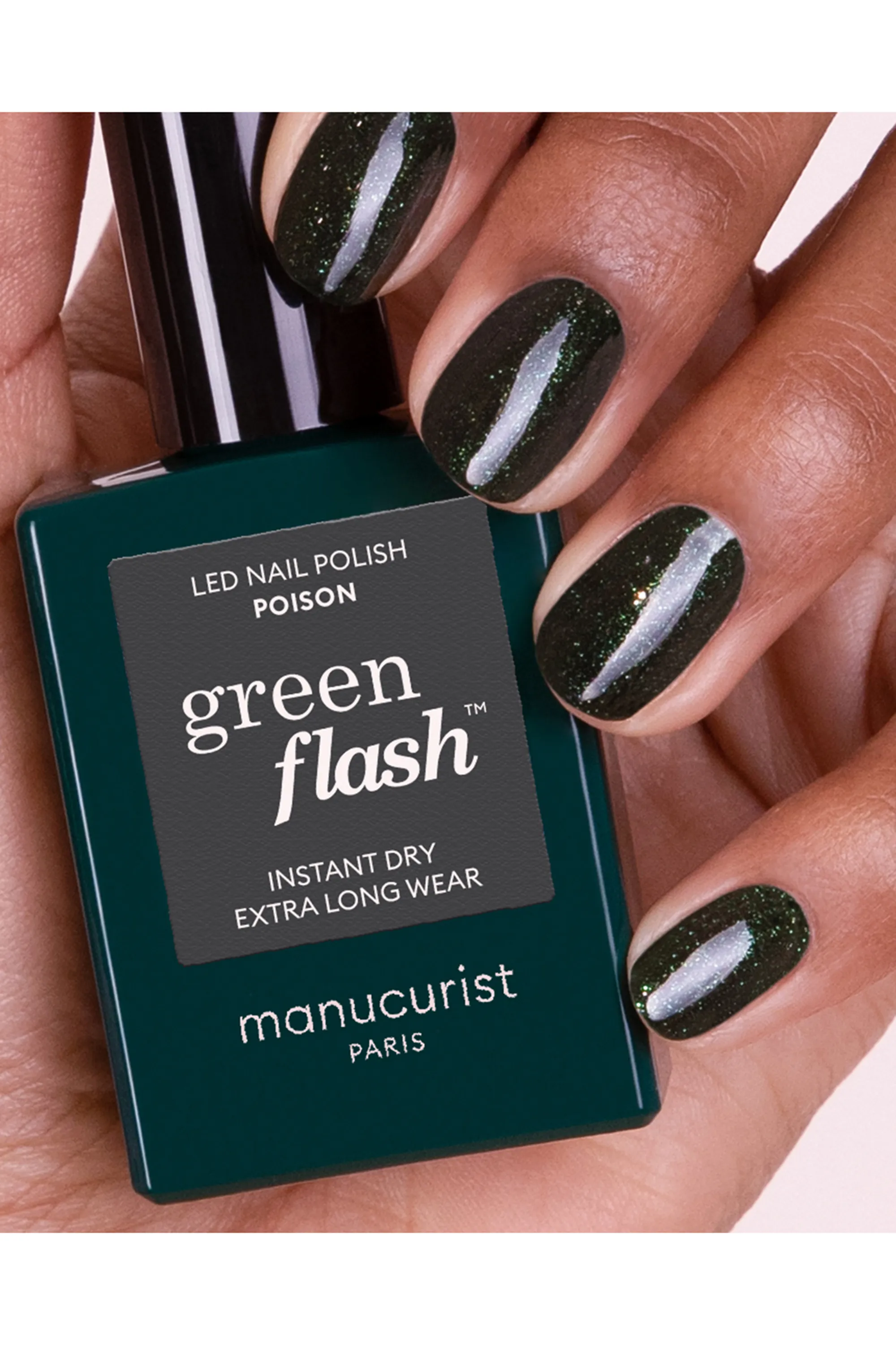 Manucurist Vernis semi-permanent Green Flash-15 ml