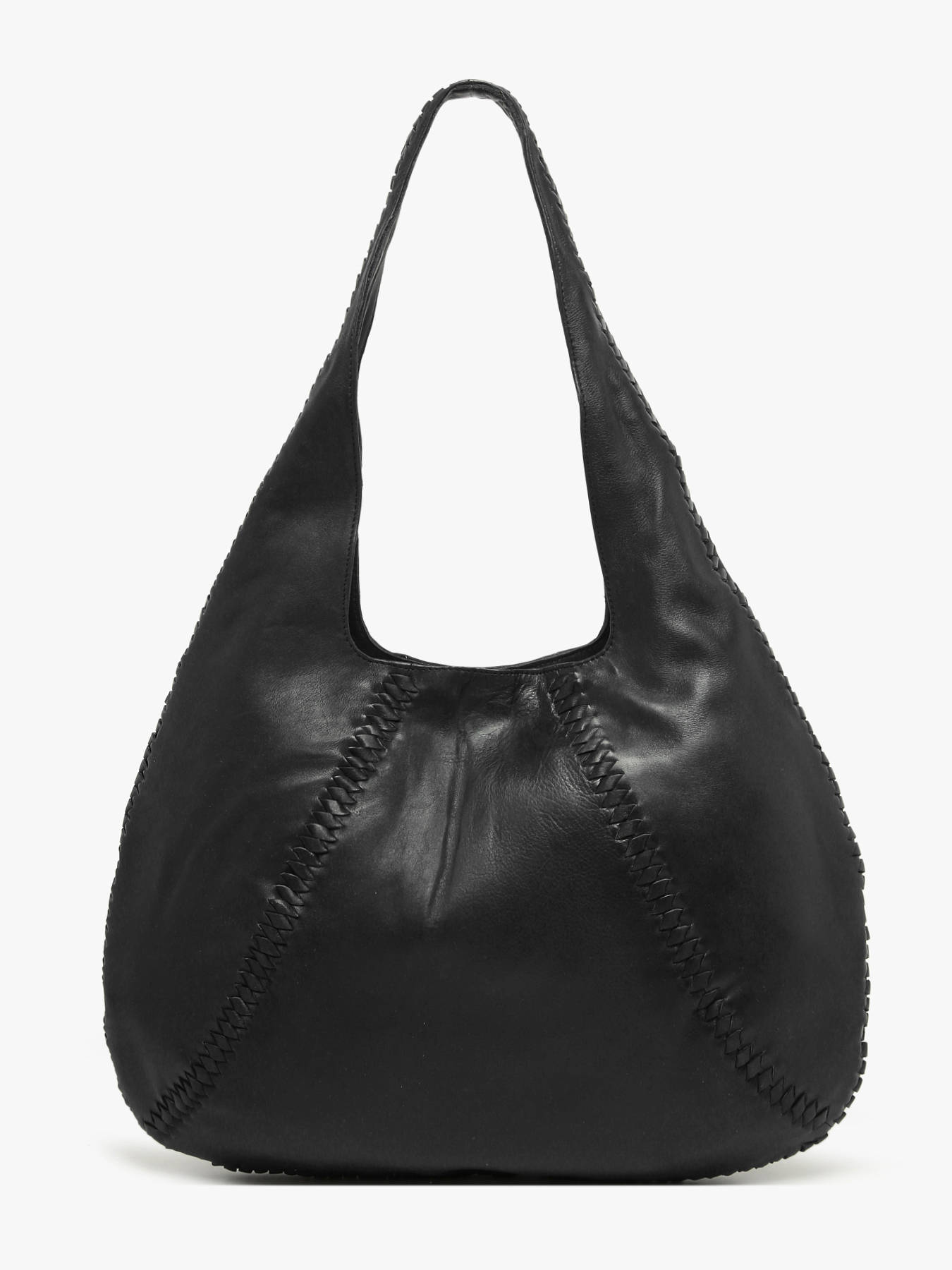 Sac port paule Milan cuir BASILIC PEPPER