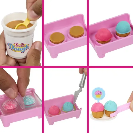 Barbie Buddys Café Spielset mit Puppe (blond) und Zubehör