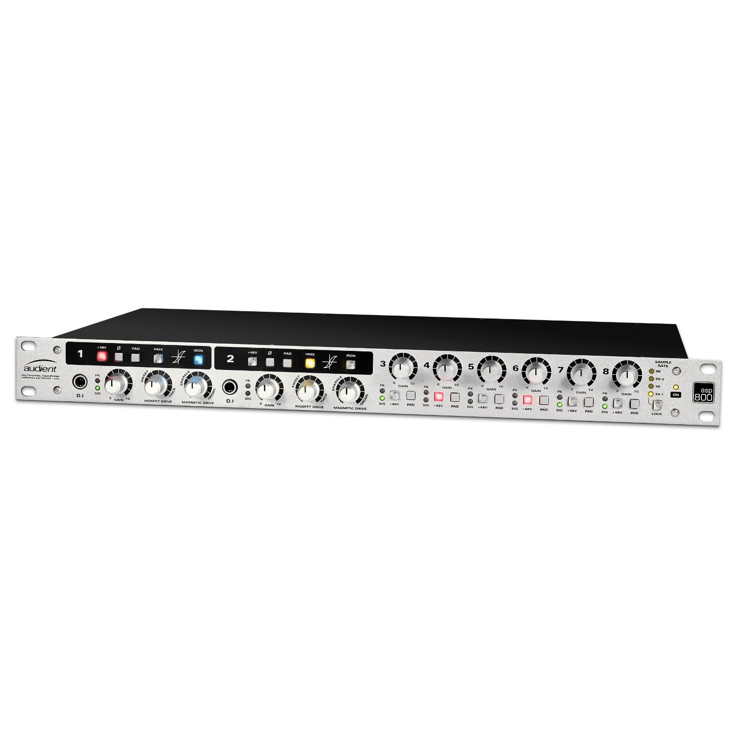 Audient ASP800 microfoon voorversterker