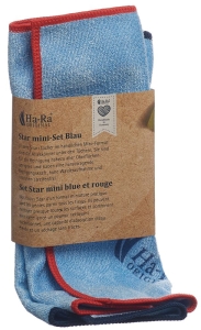 Ha-Ra Star Tuch Mini-Set blau, 2 Stück