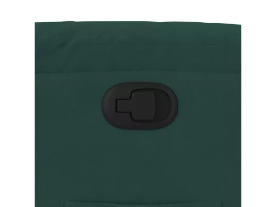 Fauteuil inclinable vert foncé velours