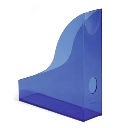 Durable Stehsammler transparent blau