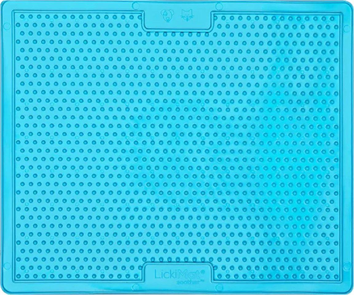 LICKI MAT - Slikkemåtte - Soother Xl Light Blue 30,5X25,5Cm
