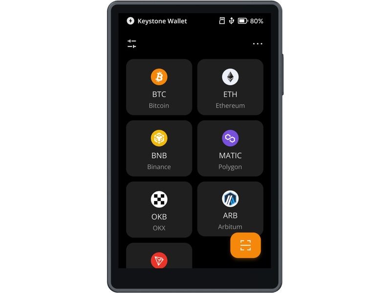 bitConsult Keystone 3 Pro Krypto-Wallet mit 3 PCI-Sicherheitschips zur Offline-Verwaltung von Bitcoin und anderen Kryptowährungen