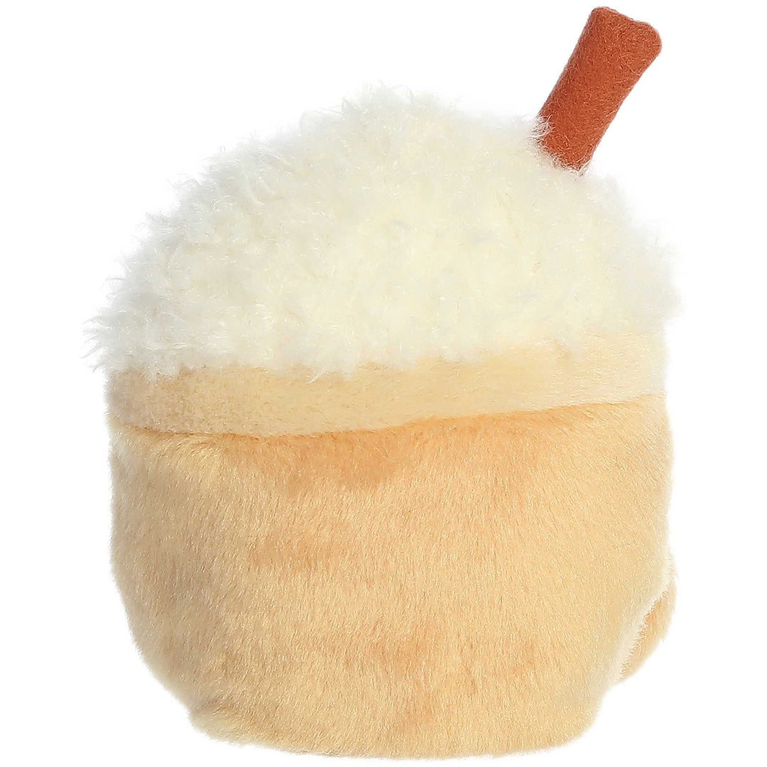 palm pals knuffelkoffie pumpkin spice latte speckle - 13 cm