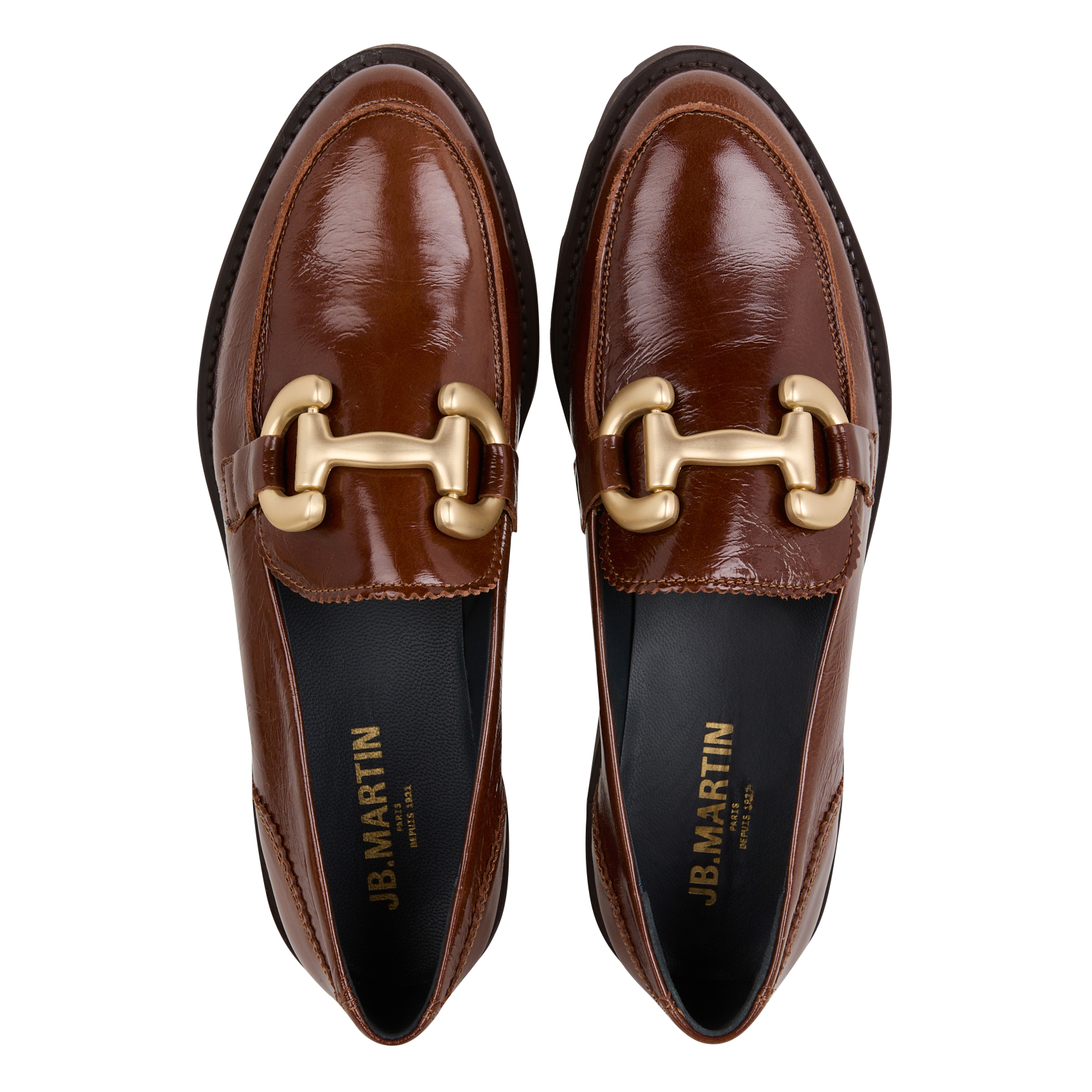 FRIVOLE - Mocassins en cuir | Marron