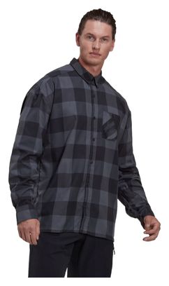 Chemise en flanelle Adidas Five Ten Flannel Gris Noir Unisexe