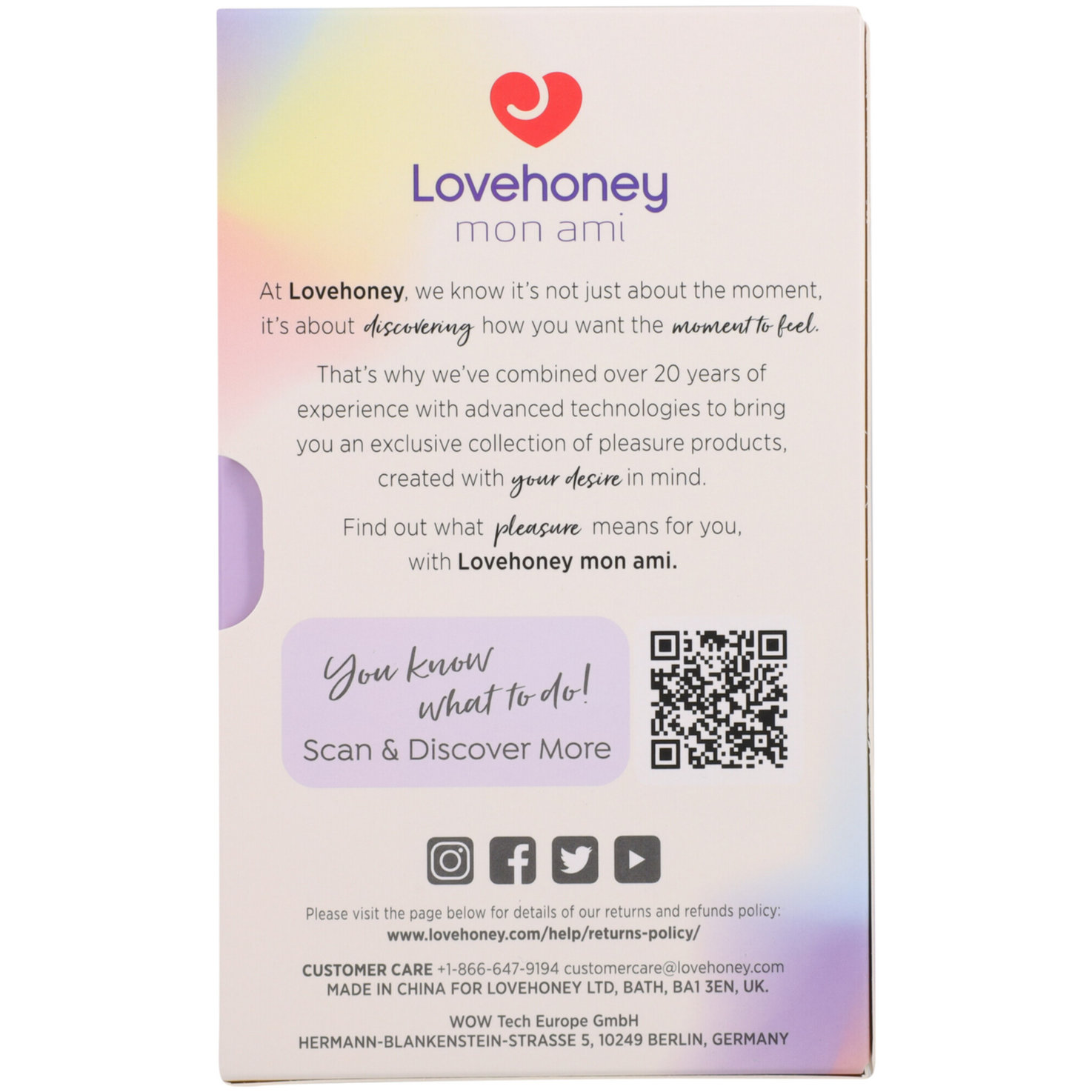 Lovehoney mon ami Pleasure Air Rose