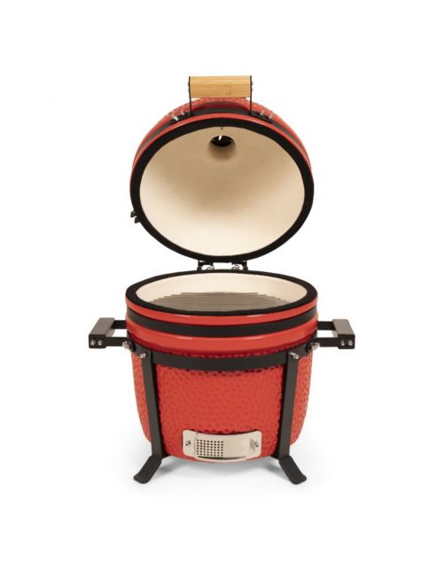 Patton Premium Kamado 15 Inch Table Red Devil - Barbecue - Ø 34 cm Rood